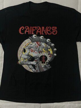 Caifanes Rock en Español Skull Graphic T-Shirt